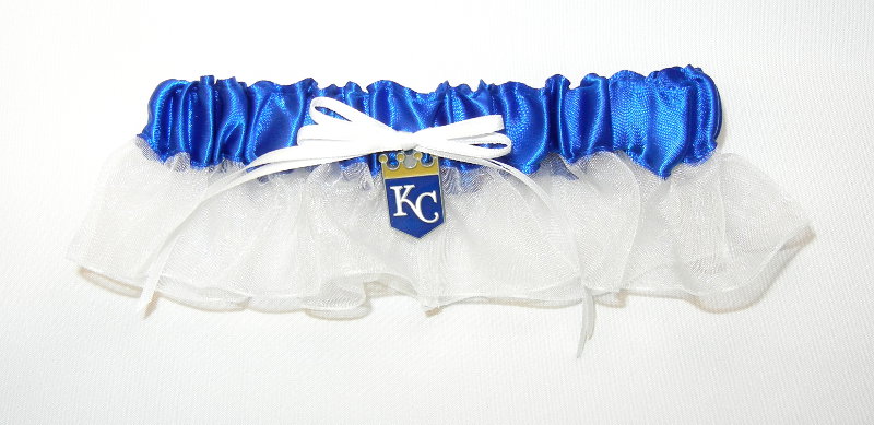 Kansas City Royals Inspired Garter with Licensed Charm